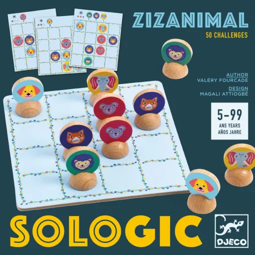 Logikai játék: Zizi állatok (Zizanimal) Djeco
