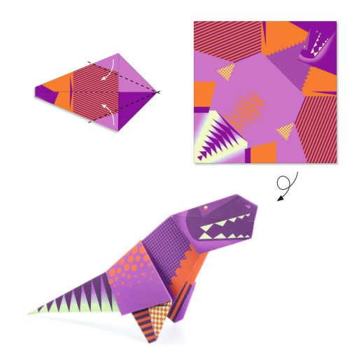 Origami: dinoszauruszok (Dinosaurs) Djeco