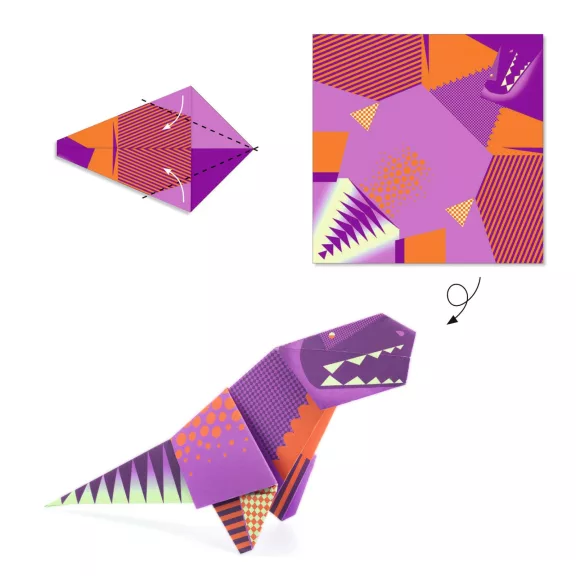 Origami: dinoszauruszok (Dinosaurs) Djeco