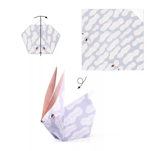 Origami: állati család (Family) Djeco