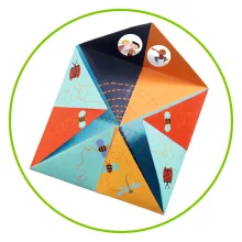 Origami: sótartó (Origami bird game) Djeco