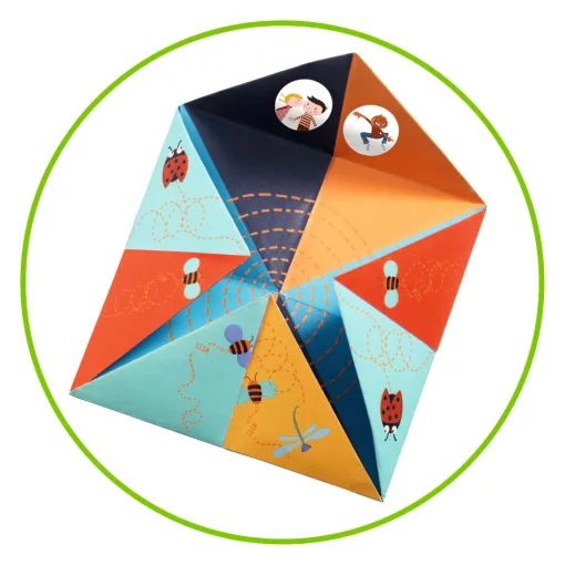 Origami: sótartó (Origami bird game) Djeco