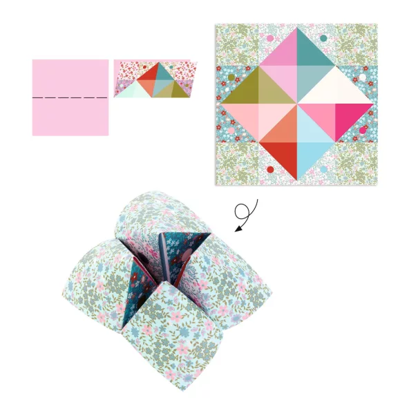 Origami: jósló (Fortune tellers) Djeco