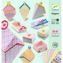 Origami: doboz hajtogatás (Kirigami Small boxes) Djeco