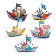 Origami: Papírcsónak (Floating boats) Djeco