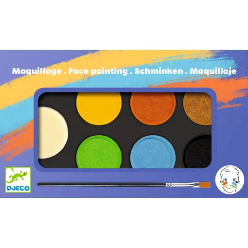 Arcfesték: 6 természet szín (Palette 6 colours: Nature) Djeco