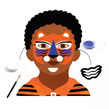 Arcfestés, díszítés: Nagymacskák (Panthera) Djeco