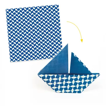   Origami 100 lapos készlet: Nyár, 10x10 grafikával (Natsu) Djeco