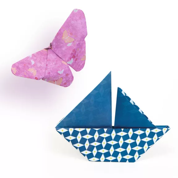 Origami 100 lapos készlet: Nyár, 10x10 grafikával (Natsu) Djeco