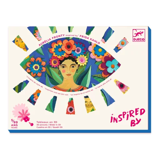 Művészeti műhely: Virágdíszben (Inspired by Frida Kahlo – Coyoacán) Djeco