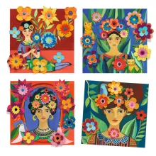 Művészeti műhely: Virágdíszben (Inspired by Frida Kahlo – Coyoacán) Djeco
