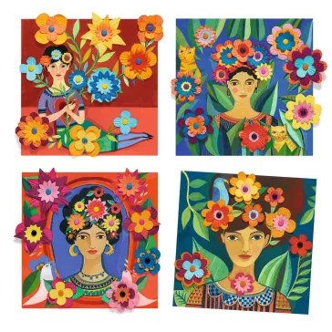   Művészeti műhely: Virágdíszben (Inspired by Frida Kahlo – Coyoacán) Djeco