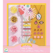 Ékszerkészító készlet: gyöngyök és virágok (Pearls and flowers) Djeco