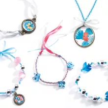 Ékszerkészító készlet: gyöngyök és madarak (Pearls and birds) Djeco