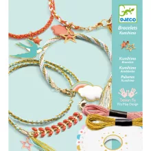 Ékszerkészító készlet: kumihimo karkötők (Celeste) Djeco