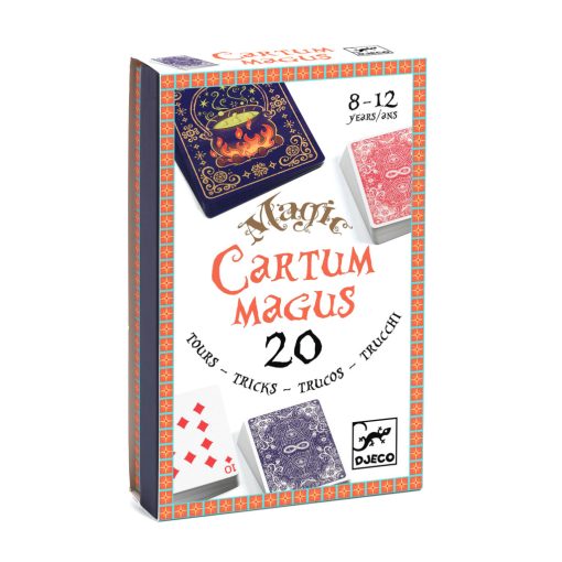 Bűvészkészlet: Kártyás, 20 trükk (Cartum Magus) Djeco