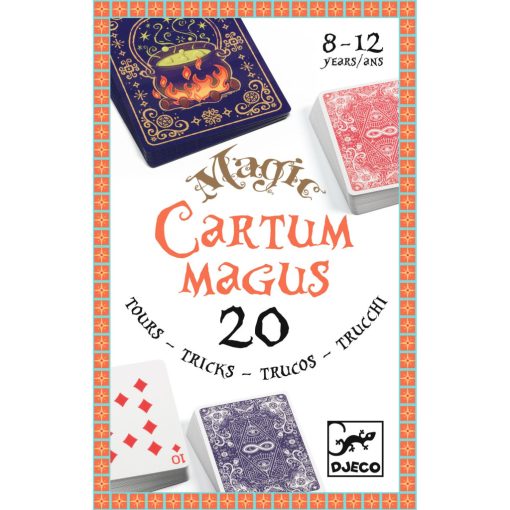 Bűvészkészlet: Kártyás, 20 trükk (Cartum Magus) Djeco