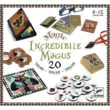 Bűvészkészlet: Hihetetlen, 20 trükk (Incredibile Magus) Djeco
