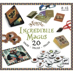   Bűvészkészlet: Hihetetlen, 20 trükk (Incredibile Magus) Djeco