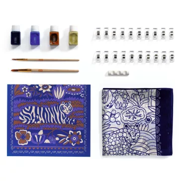   Műterem 10: Tigrisek selyem festés (Atelier 10: Silk Painting) Djeco