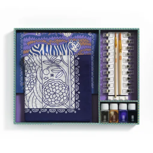 Műterem 10: Tigrisek selyem festés (Atelier 10: Silk Painting) Djeco
