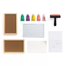 Műterem 46: Színtár gélnyomtatás (telier 46: Gel Printing) Djeco