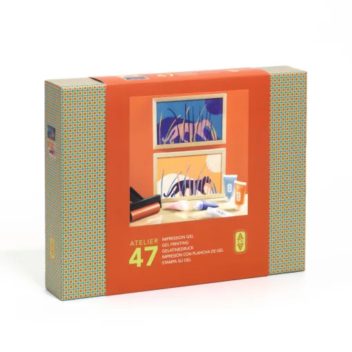 Műterem 47: Éjjel és nappal gélnyomtatás (Atelier 47: Gel Printing) Djeco