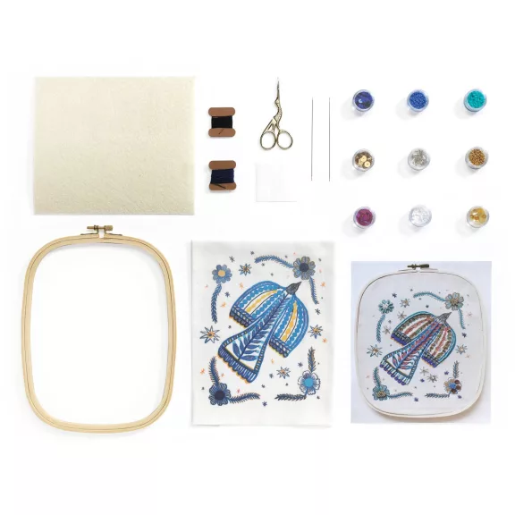 Műterem 59: Gyöngymadár gyöngyhímzés (Atelier 59: Beadwork) Djeco