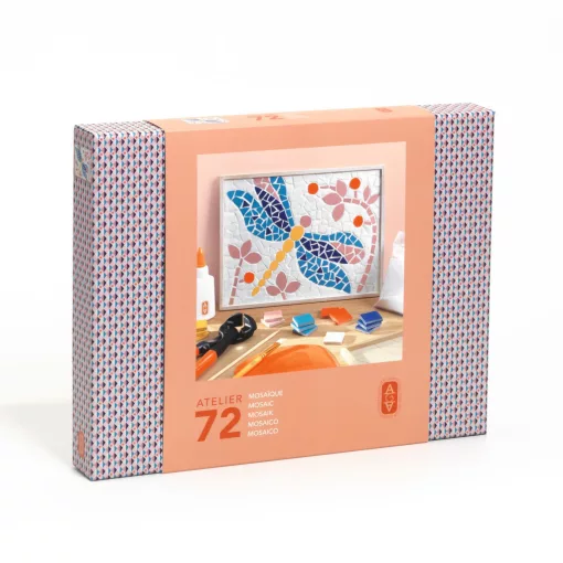 Műterem 72: Szítakötő mozaikkép (Atelier 72: Mosaic) Djeco