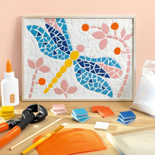 Műterem 72: Szítakötő mozaikkép (Atelier 72: Mosaic) Djeco