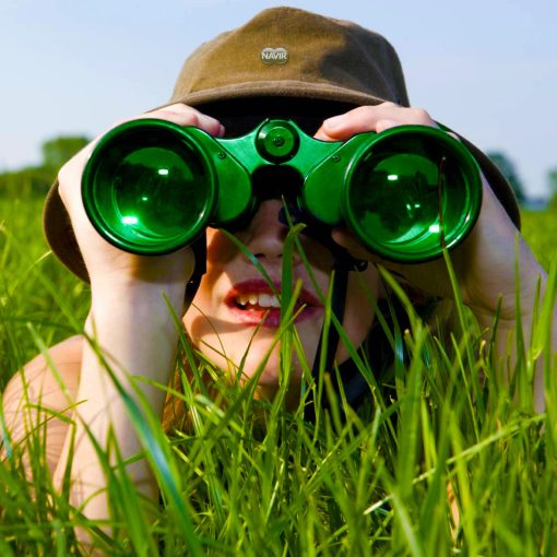 Kétcsövű zöld gy.távcső (Special 40 Green Binocular with Case) Navir optikai játék  