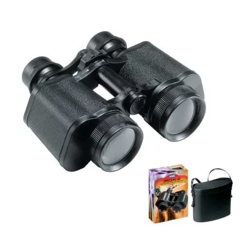 Kétcsövű fekete gyermektávcső (Special 40 Binocular with Case) Navir optikai játék 
