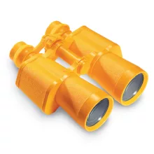 Kétcsövű távcső, sárga (Special 50 Yellow Binocular with Case) Navir optikai játék