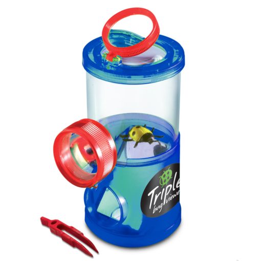 Három nézőszögű bogárvizsgáló (transzparens színek) Navir optikai játék 