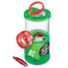 Három nézőszögű bogárvizsgáló (transzparens színek) Navir optikai játék 