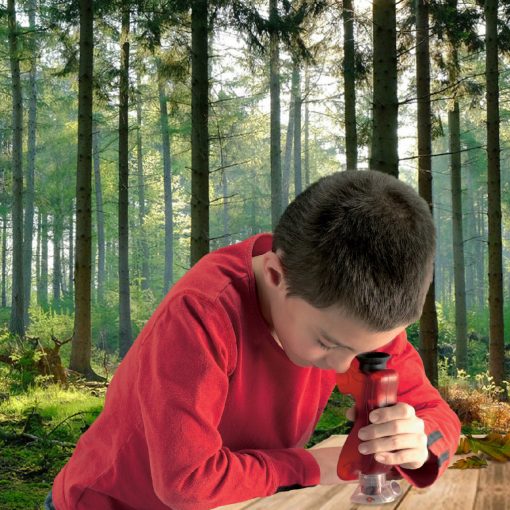 Hordozható mikroszkóp Navir optikai játék 