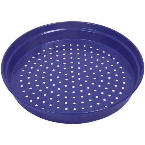 Kerti szerszám szita - 17 cm Kék fém homokozóba