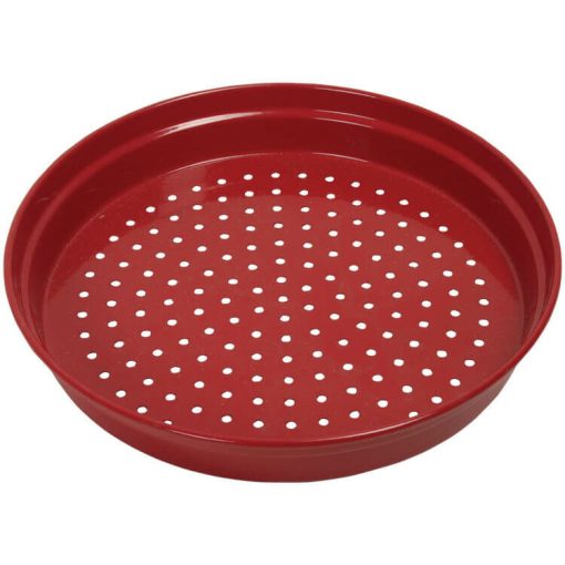 Kerti szerszám szita - 17 cm Piros fém homokozóba