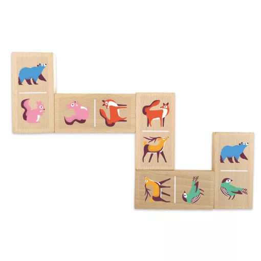 Fa dominó, Állatok és formák Auzou