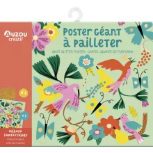 Poszter dekoráló készlet: madarak (Auzou)