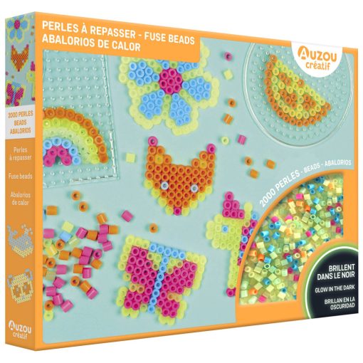 Sötétben világító vasalható gyöngyök (Auzou)