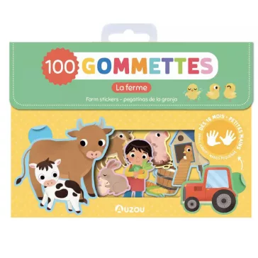 100 db-os matrica készlet: a farm (Auzou)