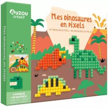 Pixel készítő készlet: dinoszauruszok (Auzou)