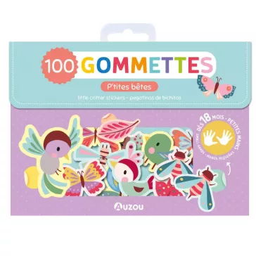 100 db-os matrica készlet: természet (Auzou)