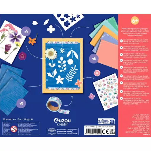 Szárítottvirágos képek – kreatív készlet (Auzou)