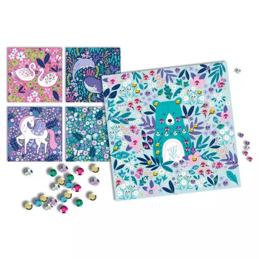 Flitteres képkészítő készlet: varázslatos állatok (Auzou)