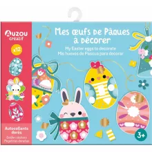 Húsvéti tojás dekorációk papírból (Auzou)