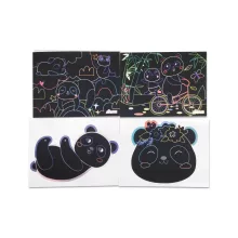 Képkarctechnika: fuzzy Panda macik (Avenir)