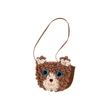 Táska készítés varrással és horgolással: maci (Avenir)