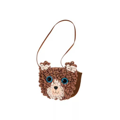 Táska készítés varrással és horgolással: maci (Avenir)